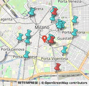 Mappa Via Lentasio, 20121 Milano MI, Italia (0.9115)