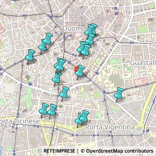 Mappa Via Lentasio, 20121 Milano MI, Italia (0.4895)