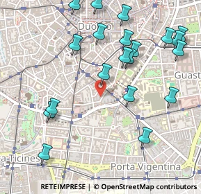 Mappa Via Lentasio, 20121 Milano MI, Italia (0.595)
