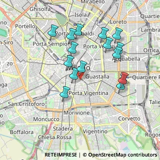Mappa Via Lentasio, 20121 Milano MI, Italia (1.788)