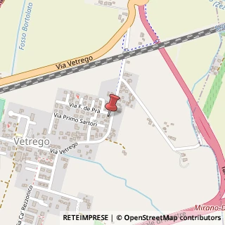Mappa Via Vetrego, 46 B, 30035 Mirano, Venezia (Veneto)