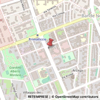 Mappa Via Francesco Primaticcio, 160, 20147 Milano, Milano (Lombardia)