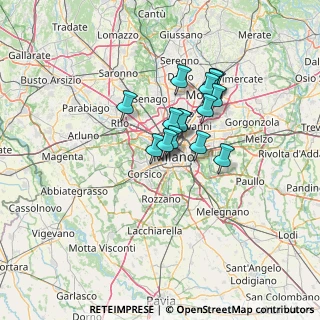 Mappa Via Privata Giacomo Favretto, 20146 Milano MI, Italia (9.74875)