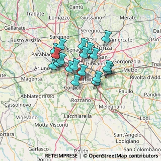 Mappa Via Privata Giacomo Favretto, 20146 Milano MI, Italia (9.701)