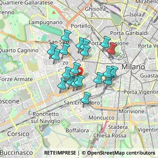 Mappa Via Privata Giacomo Favretto, 20146 Milano MI, Italia (1.331)