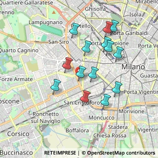 Mappa Via Privata Giacomo Favretto, 20146 Milano MI, Italia (1.73214)