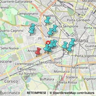 Mappa Via Privata Giacomo Favretto, 20146 Milano MI, Italia (1.27308)