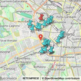 Mappa Via Privata Giacomo Favretto, 20146 Milano MI, Italia (1.55)