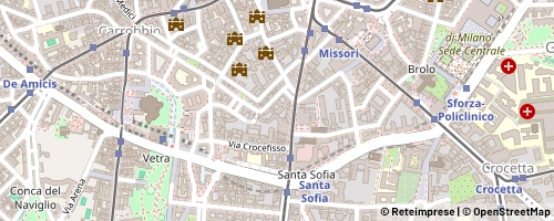 Mappa Milano