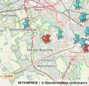 Mappa Via Mar Nero, 20152 Milano MI, Italia (6.52667)