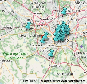 Mappa Via Mar Nero, 20152 Milano MI, Italia (5.98263)