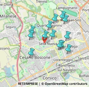 Mappa Via Mar Nero, 20152 Milano MI, Italia (1.54462)