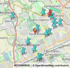 Mappa Via Mar Nero, 20152 Milano MI, Italia (2.14867)