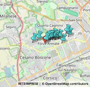Mappa Via Mar Nero, 20152 Milano MI, Italia (0.90533)