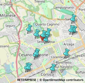 Mappa Via Mar Nero, 20152 Milano MI, Italia (1.92214)