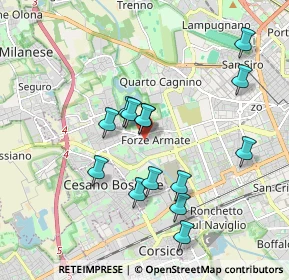 Mappa Via Mar Nero, 20152 Milano MI, Italia (1.72286)