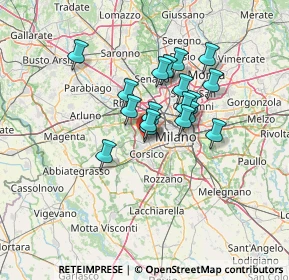 Mappa Via Mar Nero, 20152 Milano MI, Italia (9.95389)