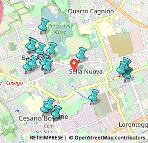 Mappa Via Mar Nero, 20152 Milano MI, Italia (1.117)