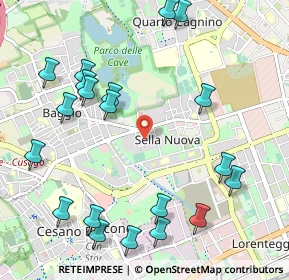 Mappa Via Mar Nero, 20152 Milano MI, Italia (1.2665)