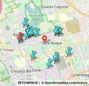 Mappa Via Mar Nero, 20152 Milano MI, Italia (0.8555)