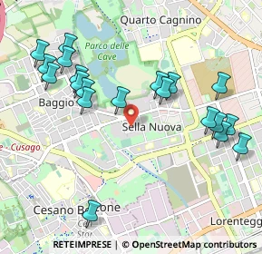 Mappa Via Mar Nero, 20152 Milano MI, Italia (1.112)