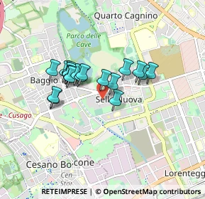 Mappa Via Mar Nero, 20152 Milano MI, Italia (0.666)