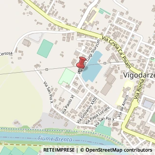 Mappa Via Emilio Alessandrini,  23, 35010 Vigodarzere, Padova (Veneto)