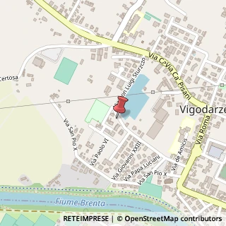 Mappa Via E. Alessandrini, 39, 35010 Vigodarzere, Padova (Veneto)