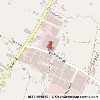Mappa Via Ponzimiglio, 26, 36047 Montegalda, Vicenza (Veneto)