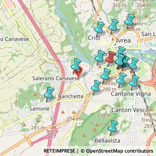 Mappa Via Samone, 10010 Banchette TO, Italia (1.13278)