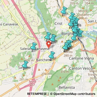 Mappa Via Samone, 10010 Banchette TO, Italia (1.003)