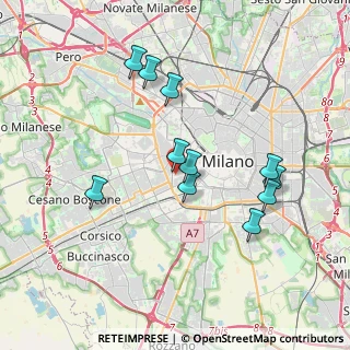 Mappa Piazzale Giovanni de Agostini, 20144 Milano MI, Italia (3.49273)