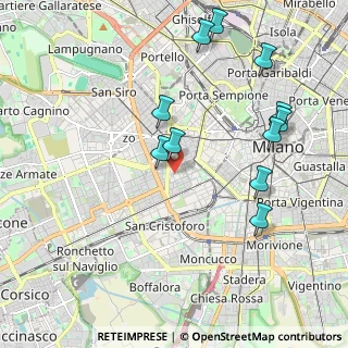 Mappa Piazzale Giovanni de Agostini, 20144 Milano MI, Italia (2.15818)