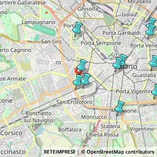 Mappa Piazzale Giovanni de Agostini, 20144 Milano MI, Italia (2.55455)