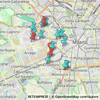 Mappa Piazzale Giovanni de Agostini, 20144 Milano MI, Italia (1.52667)