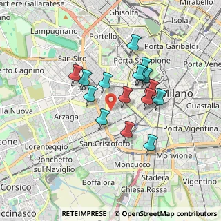 Mappa Piazzale Giovanni de Agostini, 20144 Milano MI, Italia (1.40059)