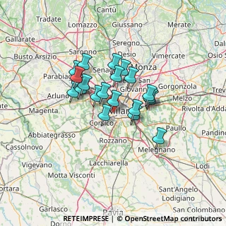 Mappa Piazzale Giovanni de Agostini, 20144 Milano MI, Italia (9.7465)