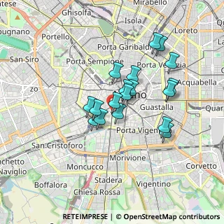 Mappa Presso Teatro San Lorenzo alle Colonne, 20123 Milano MI, Italia (1.39167)