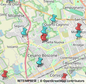 Mappa Via Alberico da Rosciate, 20152 Milano MI, Italia (2.785)