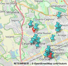 Mappa Via Alberico da Rosciate, 20152 Milano MI, Italia (2.18)