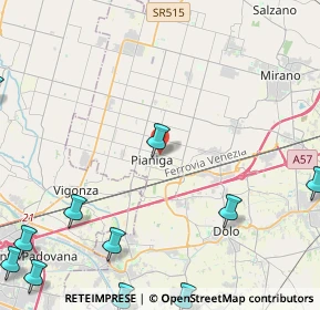 Mappa Viale Giulio Onesti, 30030 Pianiga VE, Italia (7.29846)