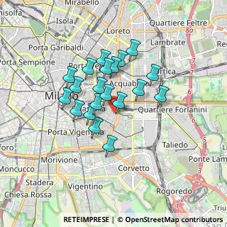 Mappa Via Perugino, 20135 Milano MI, Italia (1.3625)