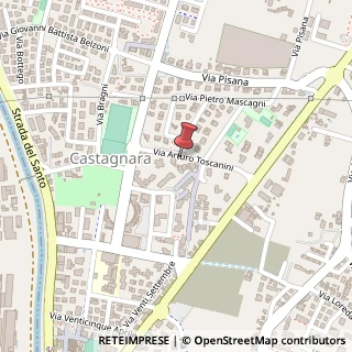 Mappa Via Arturo Toscanini, 13, 35010 Cadoneghe, Padova (Veneto)