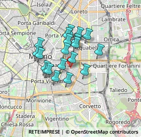 Mappa Via Emilio Morosini, 20159 Milano MI, Italia (1.291)