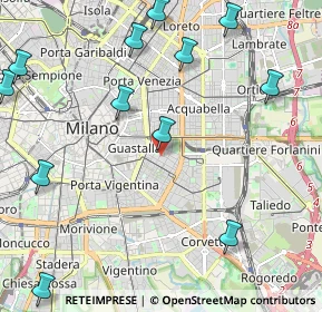 Mappa Via Emilio Morosini, 20159 Milano MI, Italia (2.80417)