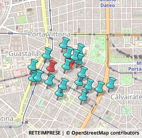 Mappa Via Emilio Morosini, 20159 Milano MI, Italia (0.3475)