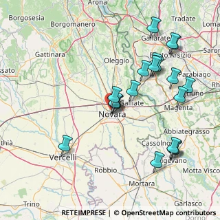 Mappa Via Chinotto, 28100 Novara NO, Italia (16.6405)