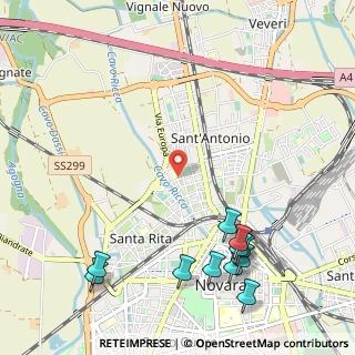 Mappa Via Chinotto, 28100 Novara NO, Italia (1.41545)