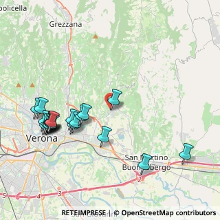 Mappa Via della Prateria, 37141 Montorio VR, Italia (4.5705)