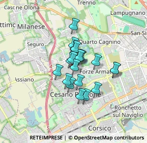 Mappa Via Valle Anzasca, 20152 Milano MI, Italia (1.064)